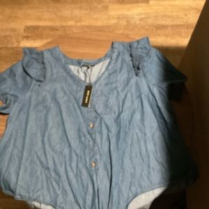 Blue Denim Blouse
